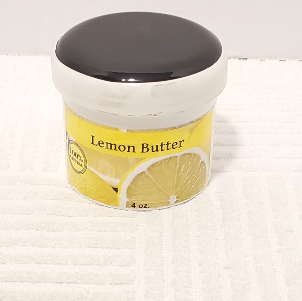 Lemon Butter 4 oz Plastic Container Nourishing Skincare